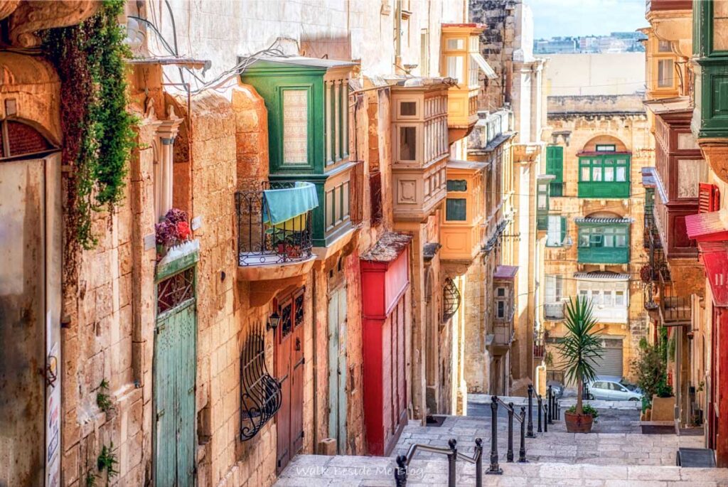 Valletta streets, Malta