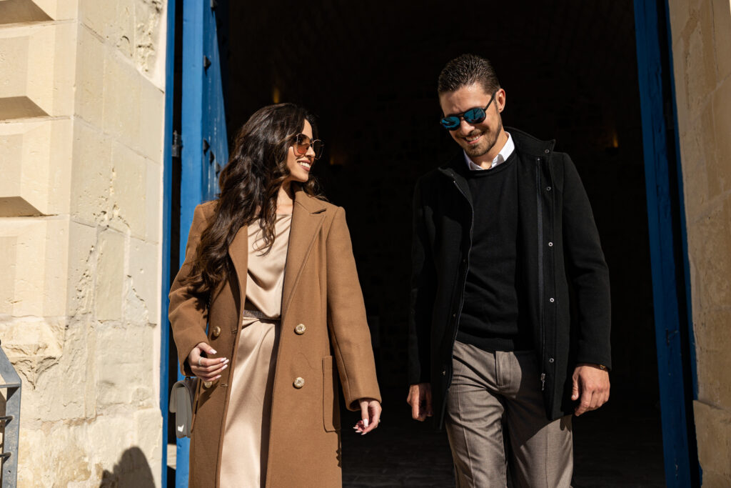 Couple lors d'une expérience de luxe pour la Saint-Valentin