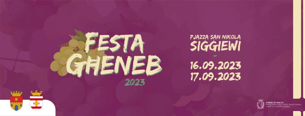Festa Għeneb 2023 events malta