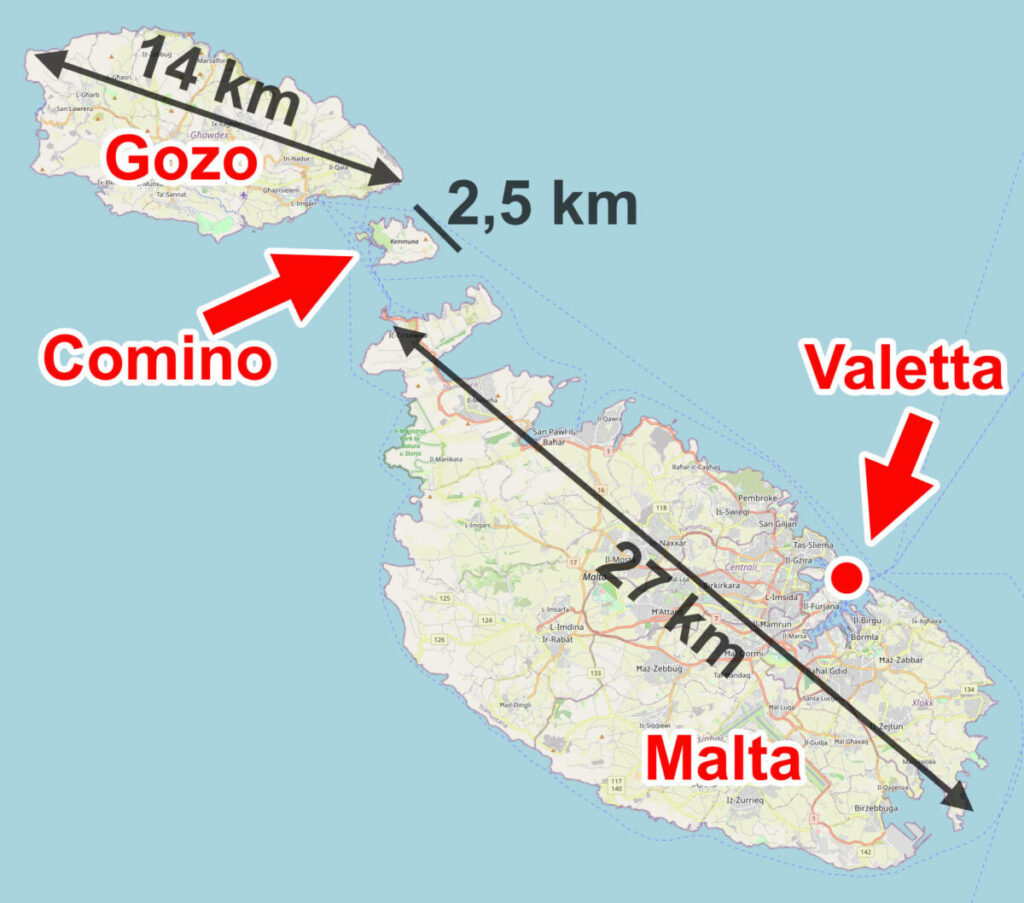 malta-map-distance